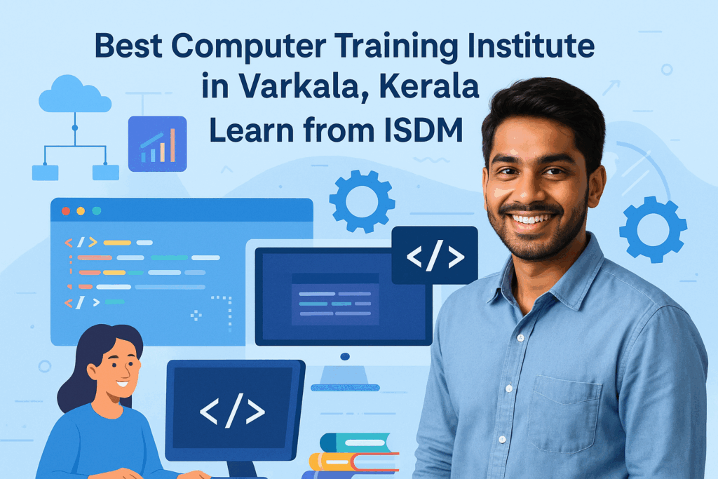 Computer Courses in Varkala Kerala - ISDM Students Learning