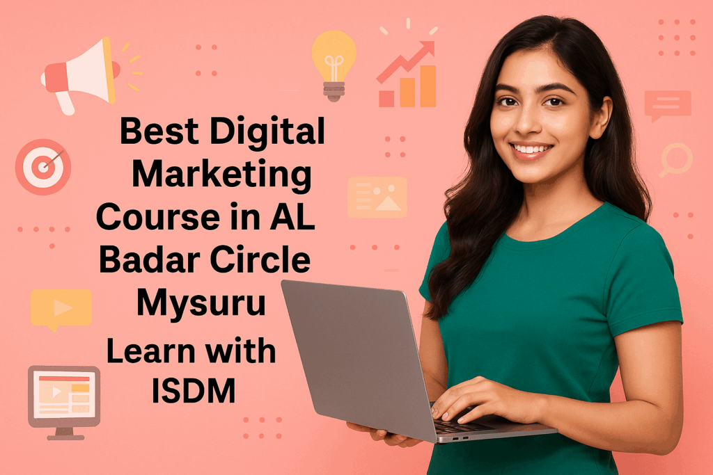 Best Digital Marketing Course in AL Badar Circle Mysuru – Learn with ISDM